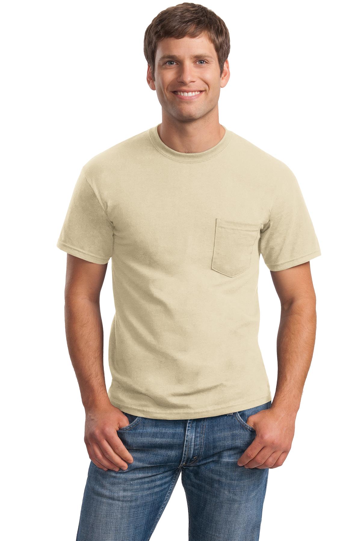 Gildan ® - Ultra Cotton ® 100% US Cotton T-Shirt with Pocket. 2300