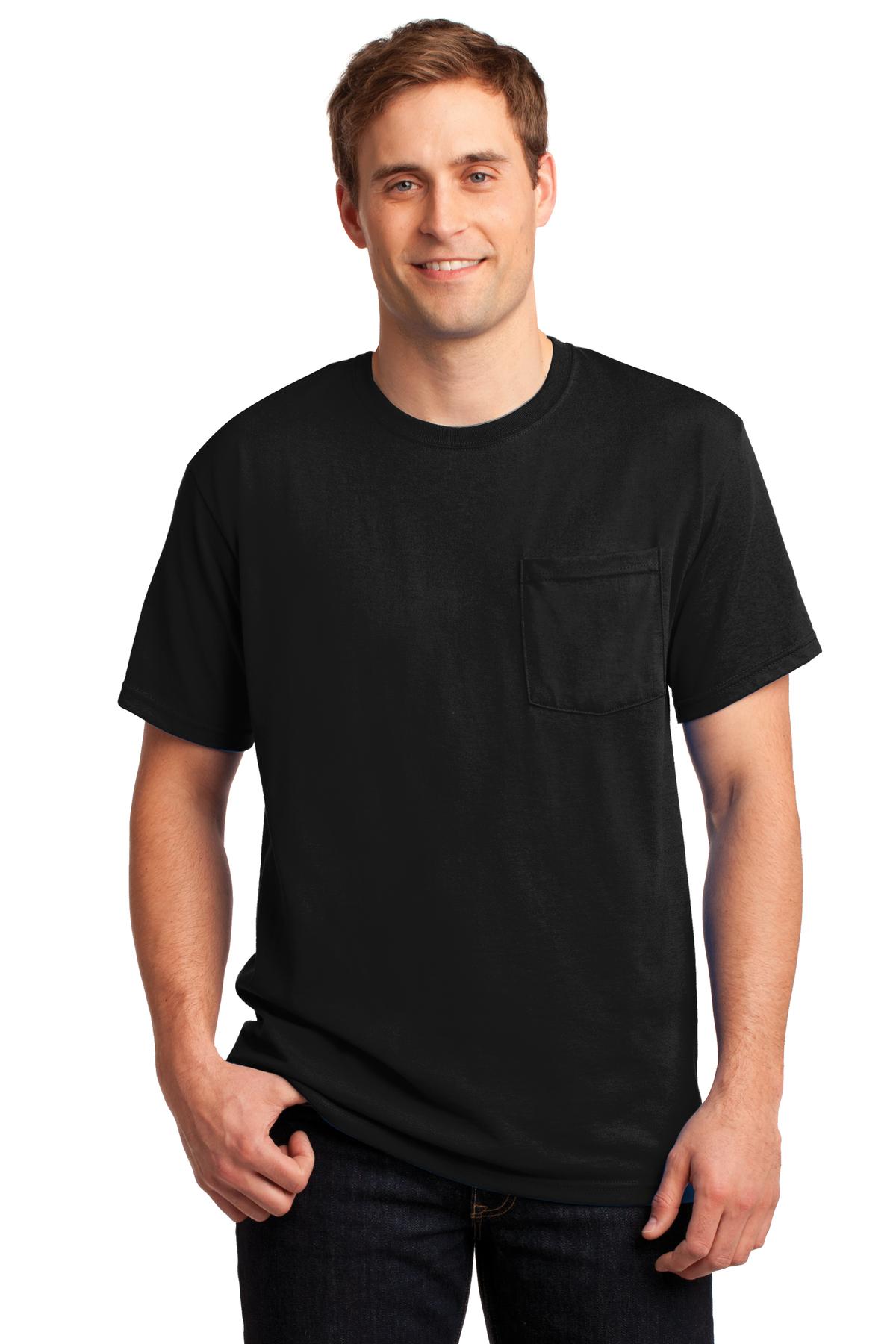 Jerzees ® - Dri-Power ® 50/50 Cotton/Poly Pocket T-Shirt. 29MP