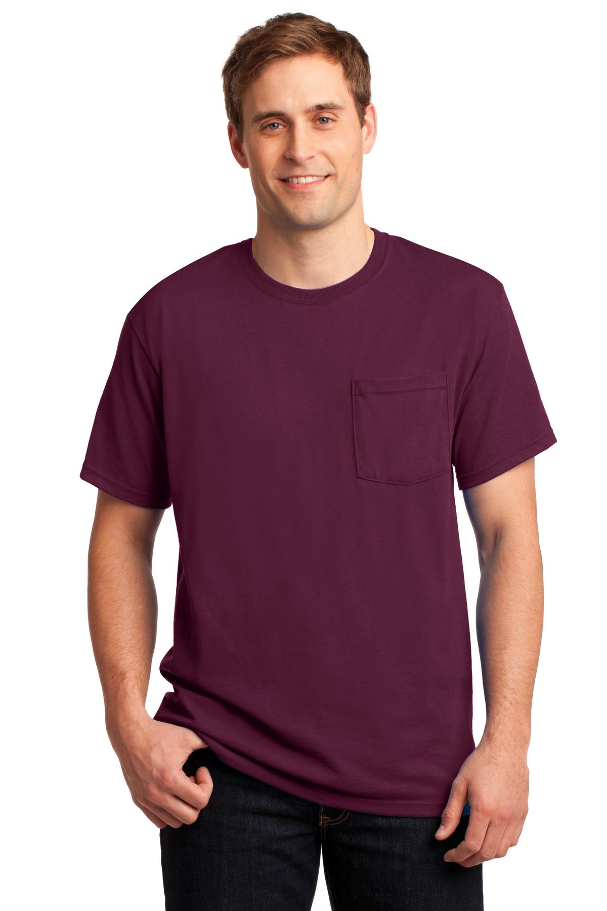 Jerzees ® - Dri-Power ® 50/50 Cotton/Poly Pocket T-Shirt. 29MP