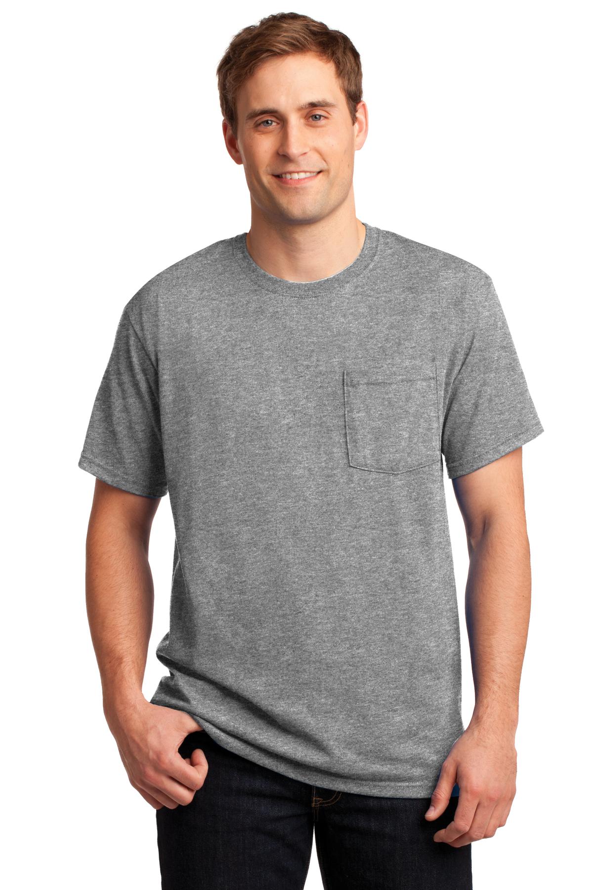 Jerzees ® - Dri-Power ® 50/50 Cotton/Poly Pocket T-Shirt. 29MP