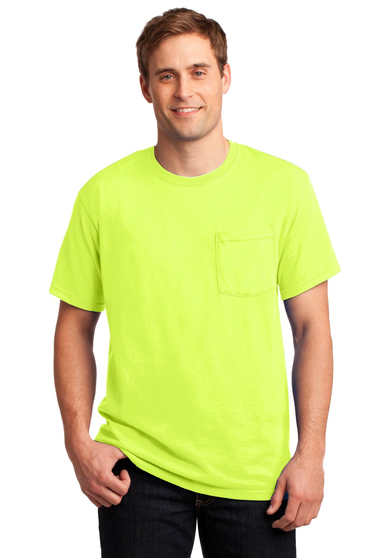 Jerzees ® - Dri-Power ® 50/50 Cotton/Poly Pocket T-Shirt. 29MP