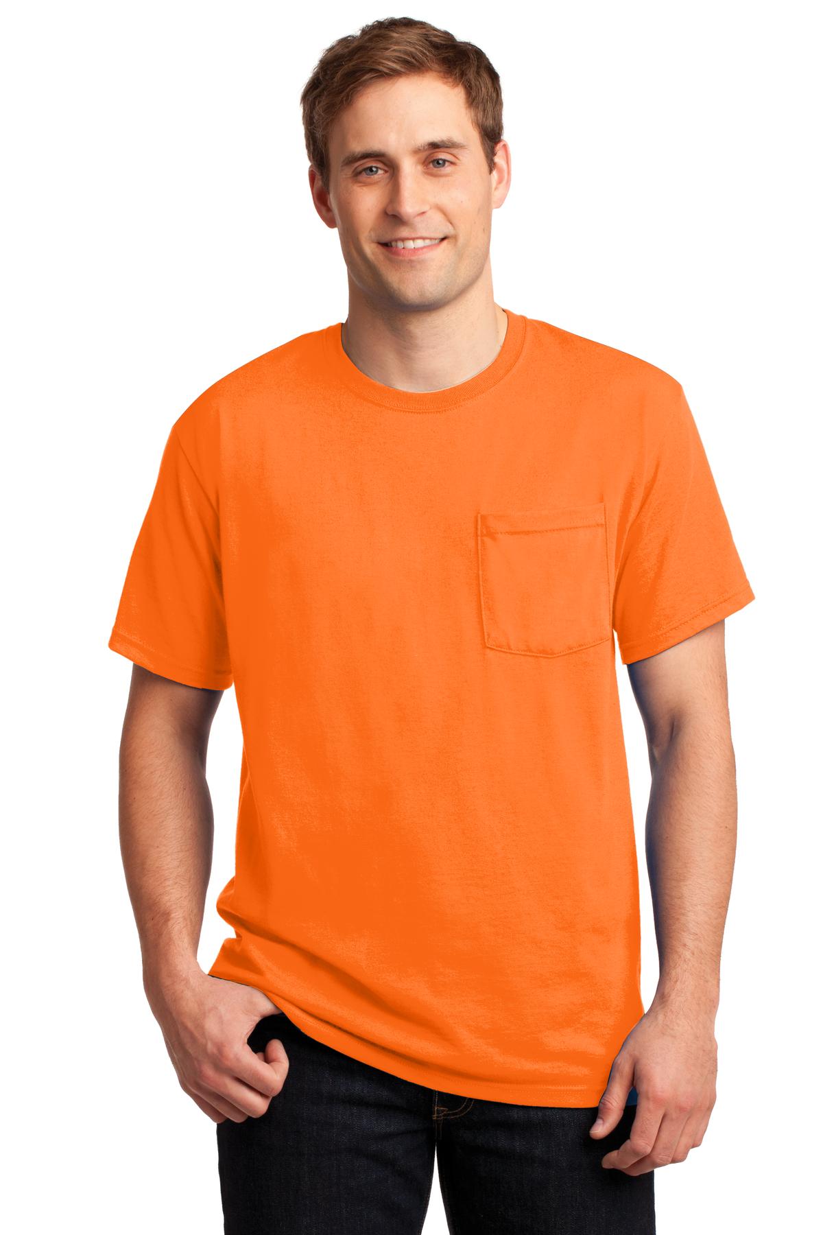 Jerzees ® - Dri-Power ® 50/50 Cotton/Poly Pocket T-Shirt. 29MP