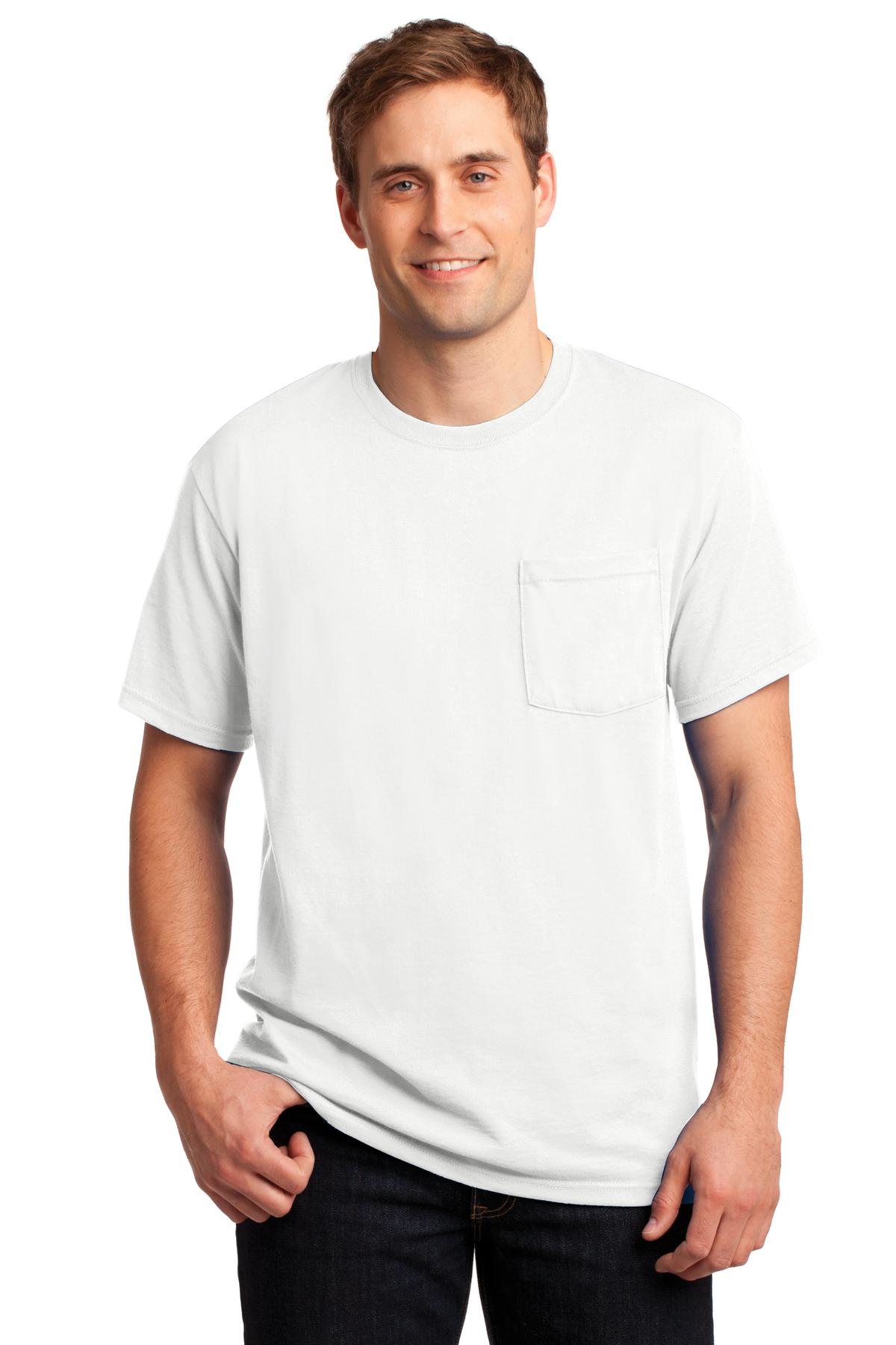 Jerzees ® - Dri-Power ® 50/50 Cotton/Poly Pocket T-Shirt. 29MP