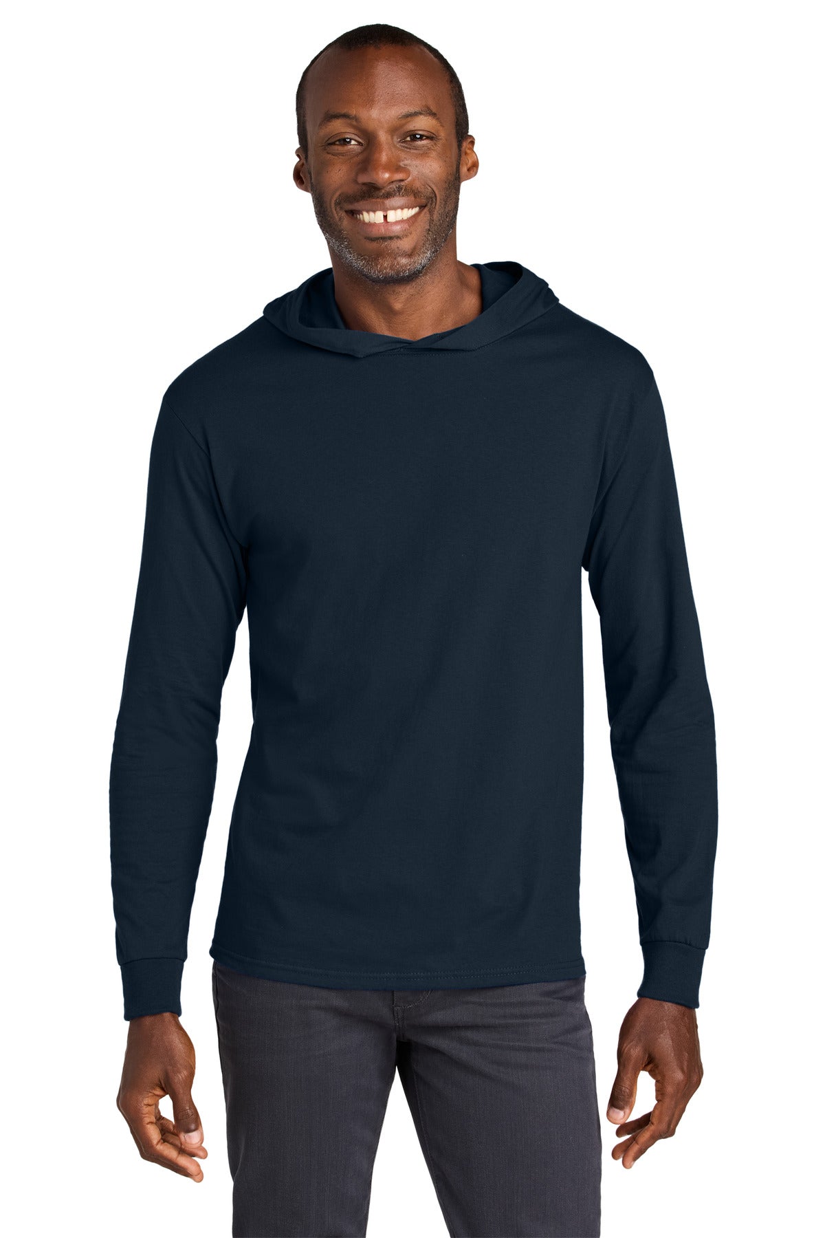 Jerzees Classics ™ Unisex Cotton Long Sleeve Hooded T-Shirt 363LH