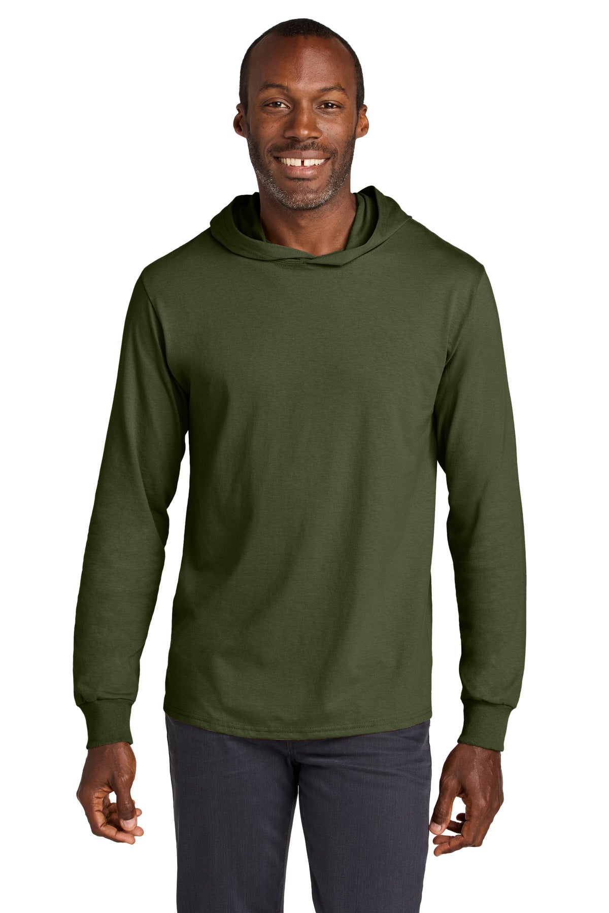 Jerzees Classics ™ Unisex Cotton Long Sleeve Hooded T-Shirt 363LH
