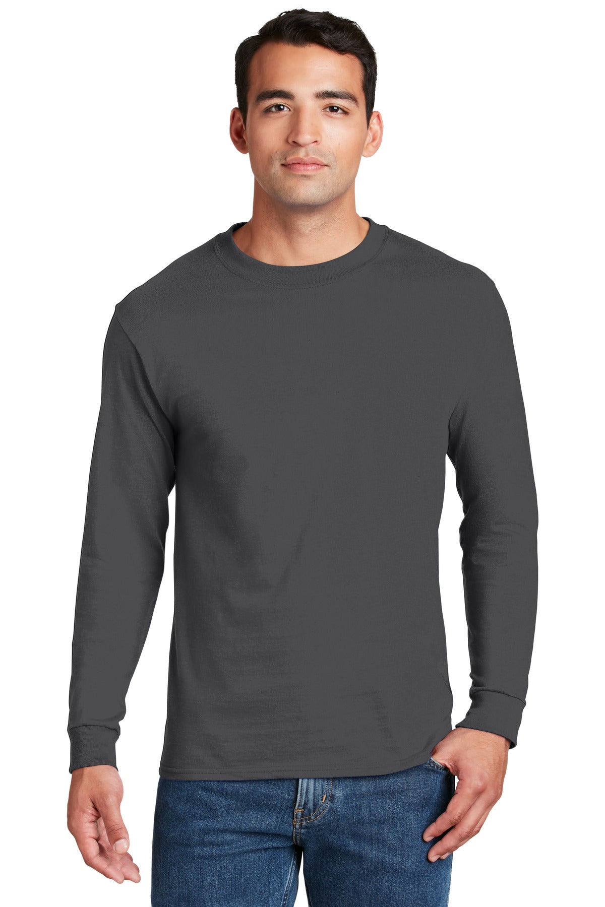 Hanes ® Beefy-T ® - 100% Cotton Long Sleeve T-Shirt. 5186