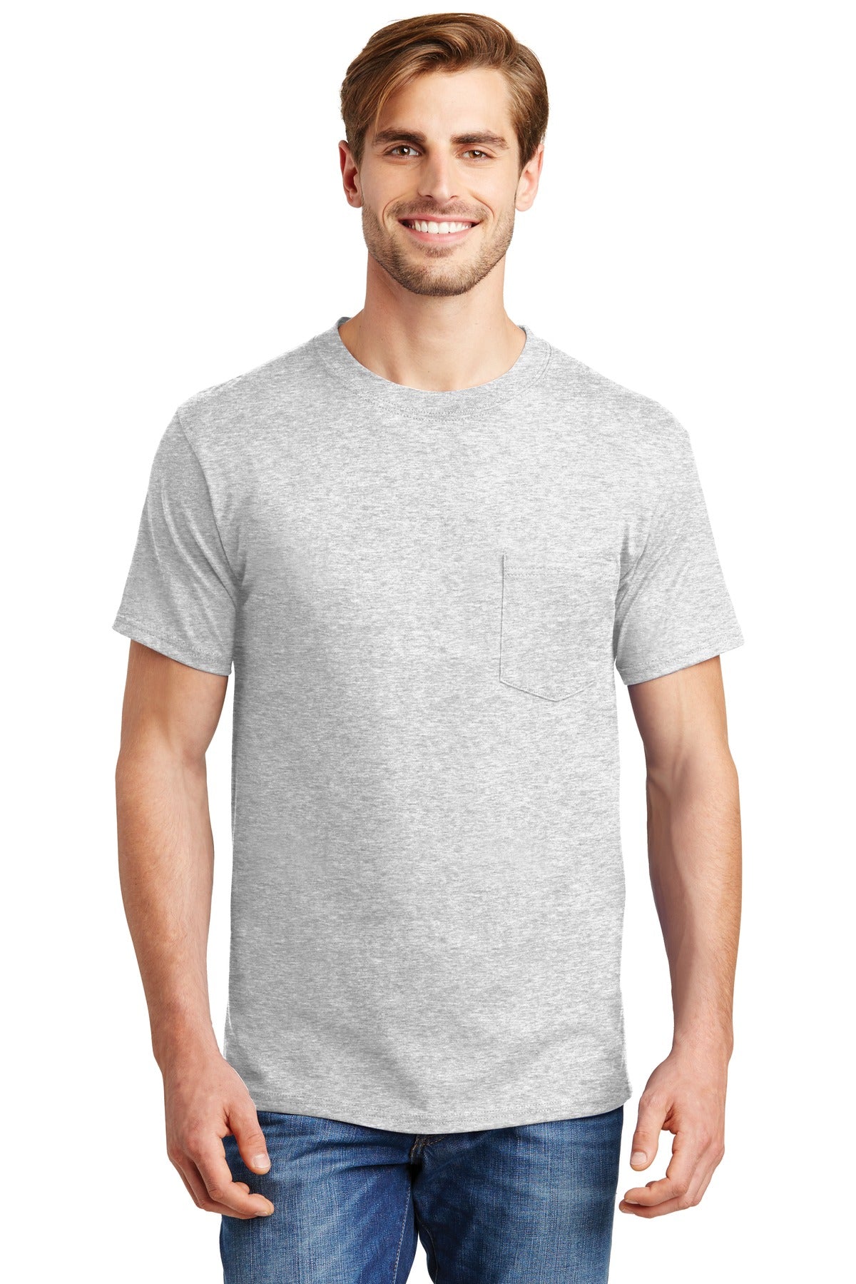 Hanes ® Beefy-T ® - 100% Cotton T-Shirt with Pocket. 5190