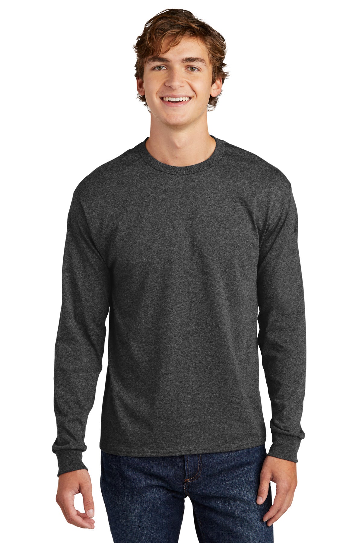Hanes ® Essential-T 100% Cotton Long Sleeve T-Shirt 5286