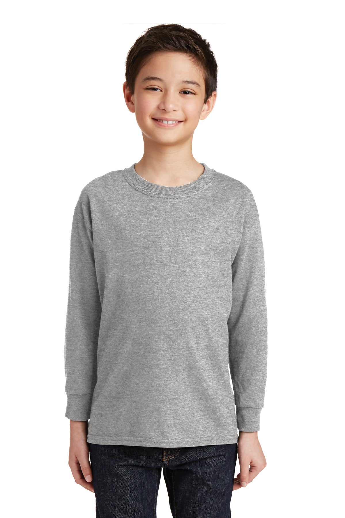 Gildan ® Youth Heavy Cotton ™ 100% Cotton Long Sleeve T-Shirt. 5400B
