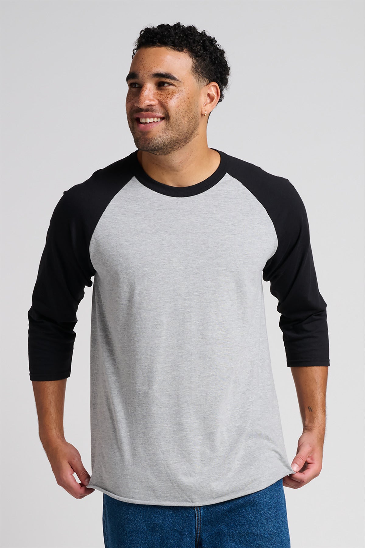 Jerzees ® Unisex Premium Blend Combed Ring Spun 3/4-Sleeve Raglan 560R