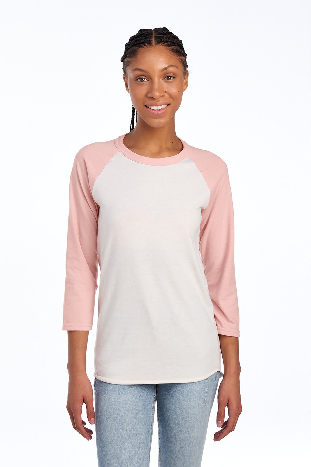 Jerzees ® Unisex Premium Blend Combed Ring Spun 3/4-Sleeve Raglan 560R