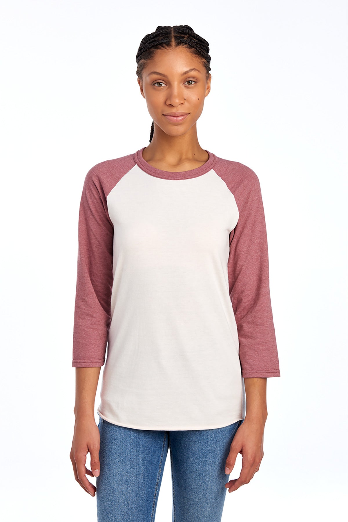 Jerzees ® Unisex Premium Blend Combed Ring Spun 3/4-Sleeve Raglan 560R