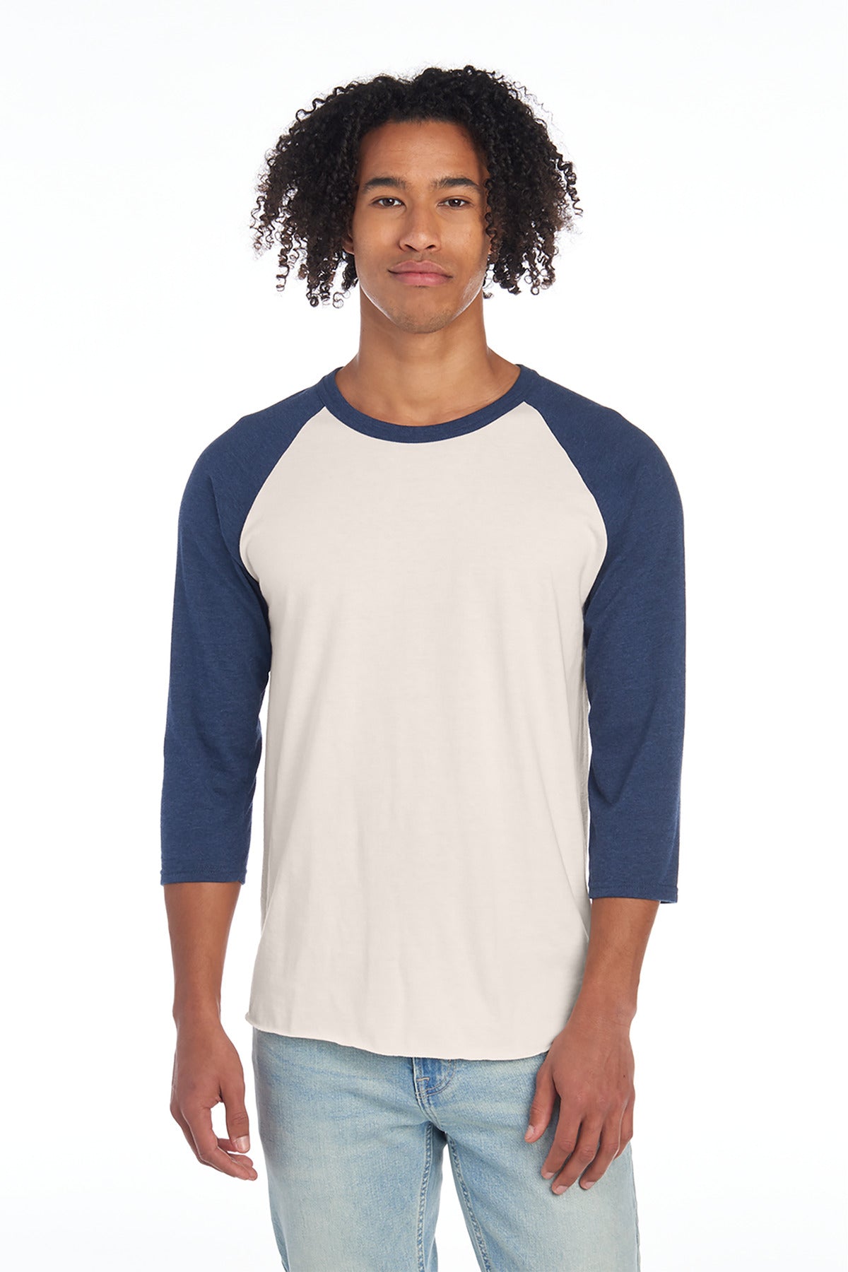 Jerzees ® Unisex Premium Blend Combed Ring Spun 3/4-Sleeve Raglan 560R
