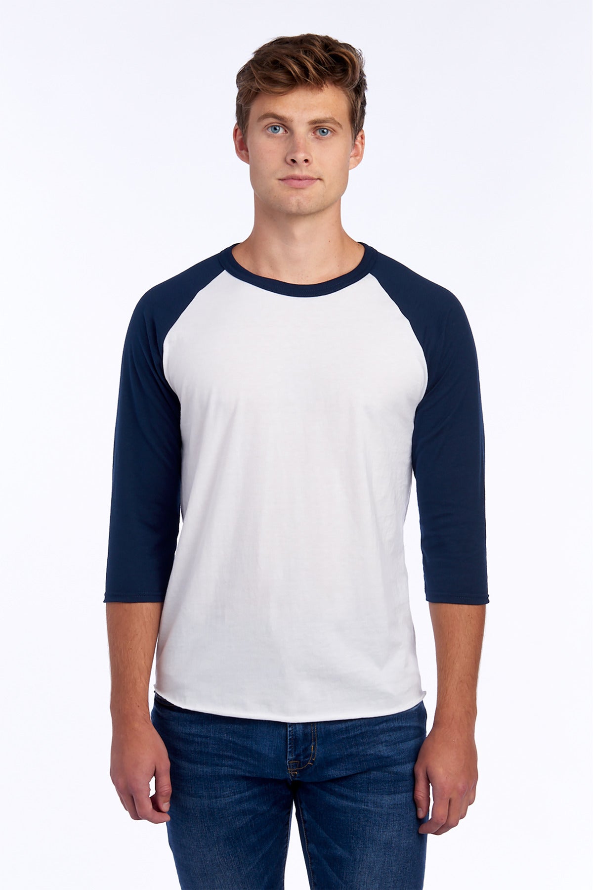 Jerzees ® Unisex Premium Blend Combed Ring Spun 3/4-Sleeve Raglan 560R