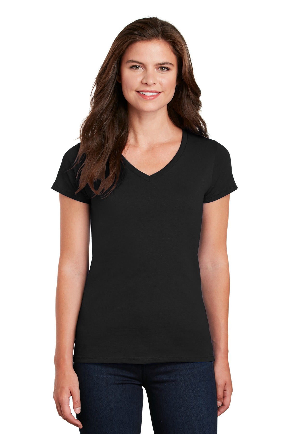 Gildan ® Women's Heavy Cotton ™ 100% Cotton V-Neck T-Shirt. 5V00L