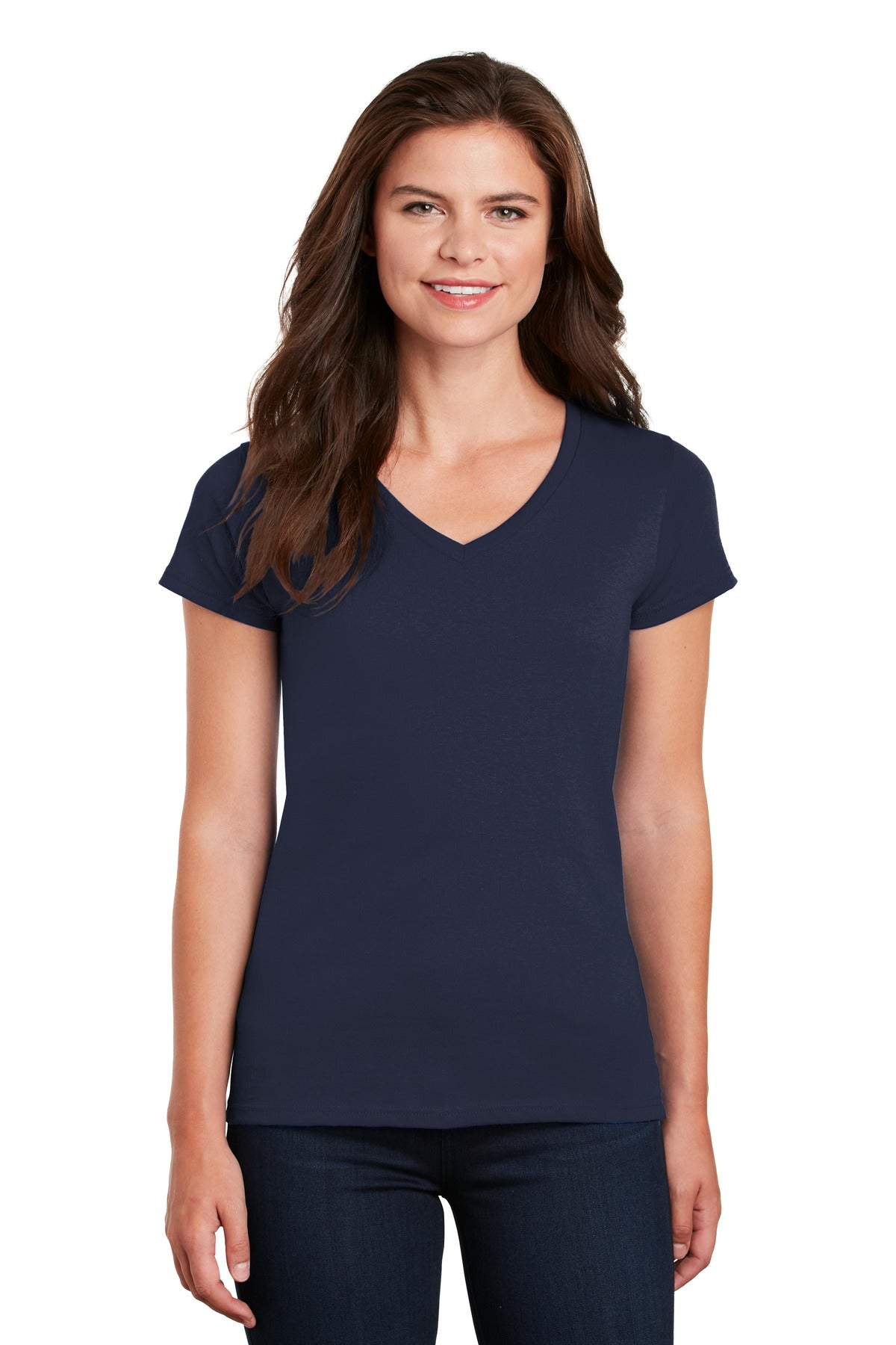 Gildan ® Women's Heavy Cotton ™ 100% Cotton V-Neck T-Shirt. 5V00L