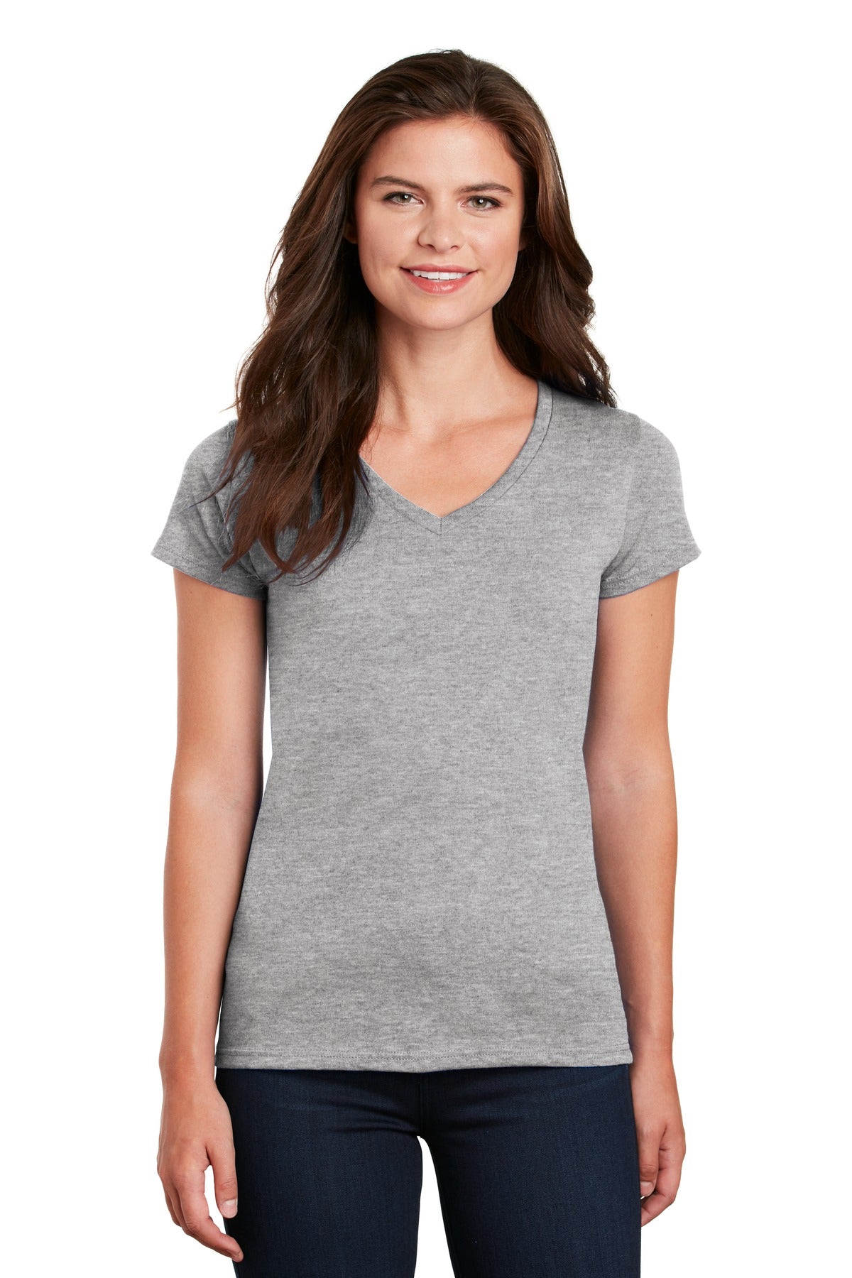 Gildan ® Women's Heavy Cotton ™ 100% Cotton V-Neck T-Shirt. 5V00L