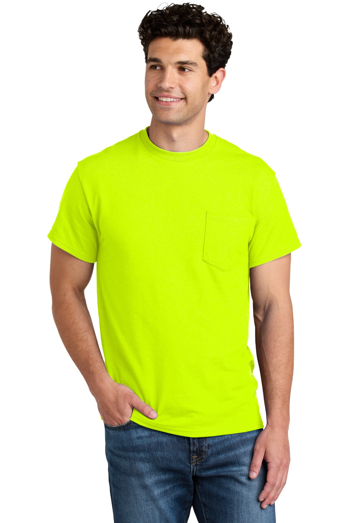 Gildan ® - DryBlend ® 50 Cotton/50 Poly Pocket T-Shirt. 8300