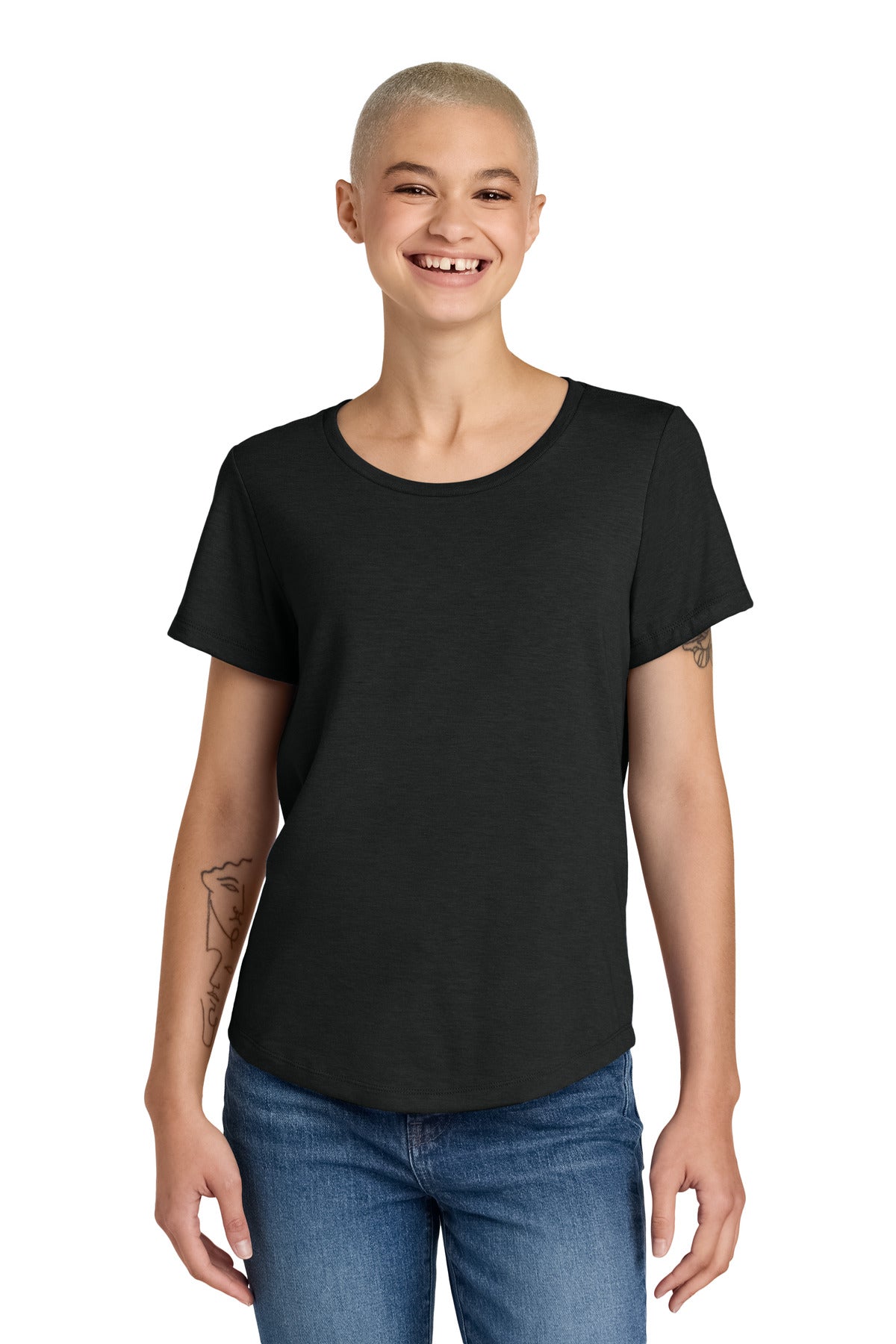 Allmade ® Women's Relaxed Tri-Blend Scoop Neck Tee AL2015