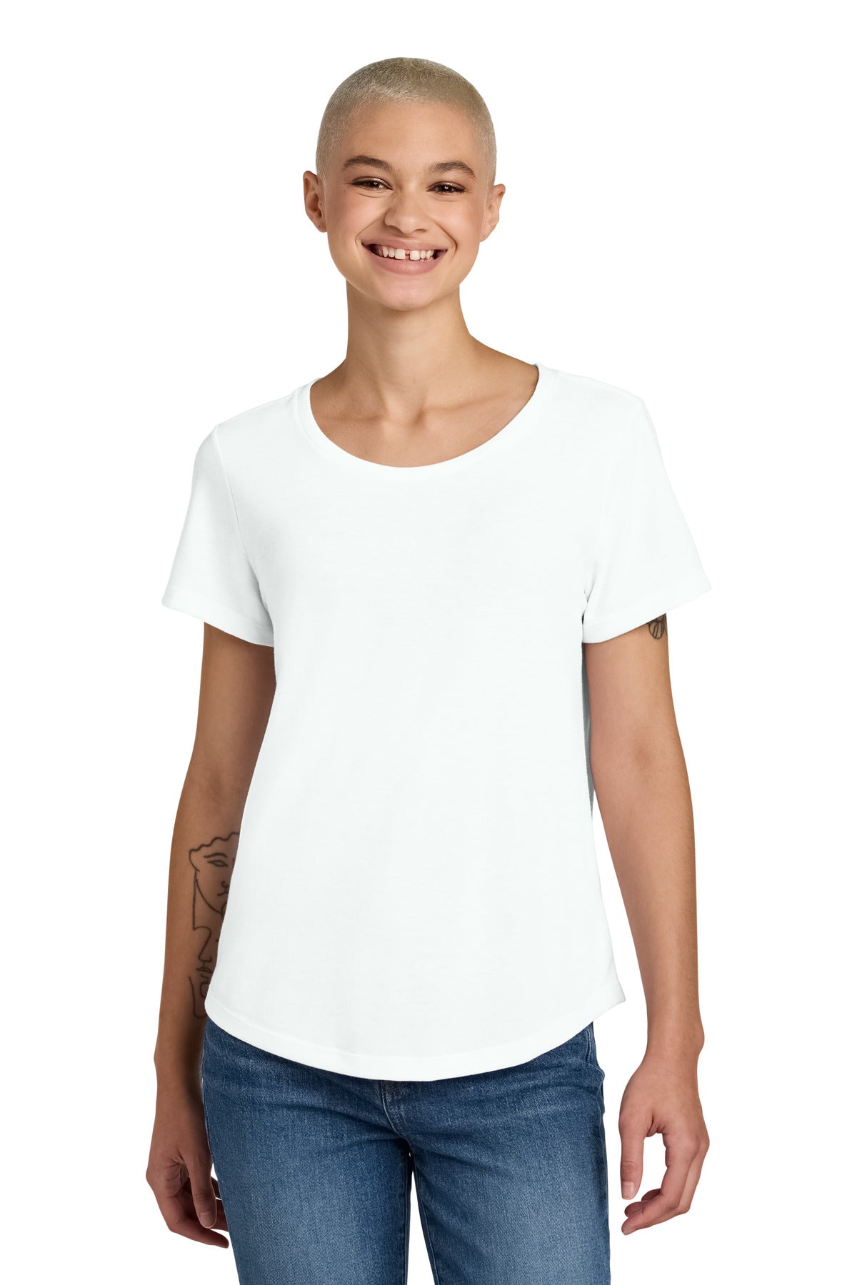 Allmade ® Women's Relaxed Tri-Blend Scoop Neck Tee AL2015