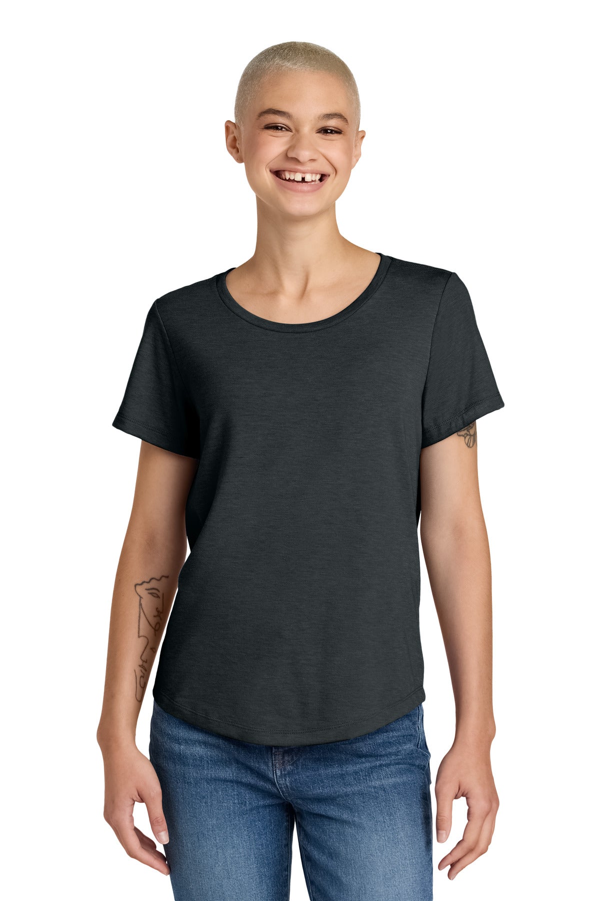 Allmade ® Women's Relaxed Tri-Blend Scoop Neck Tee AL2015