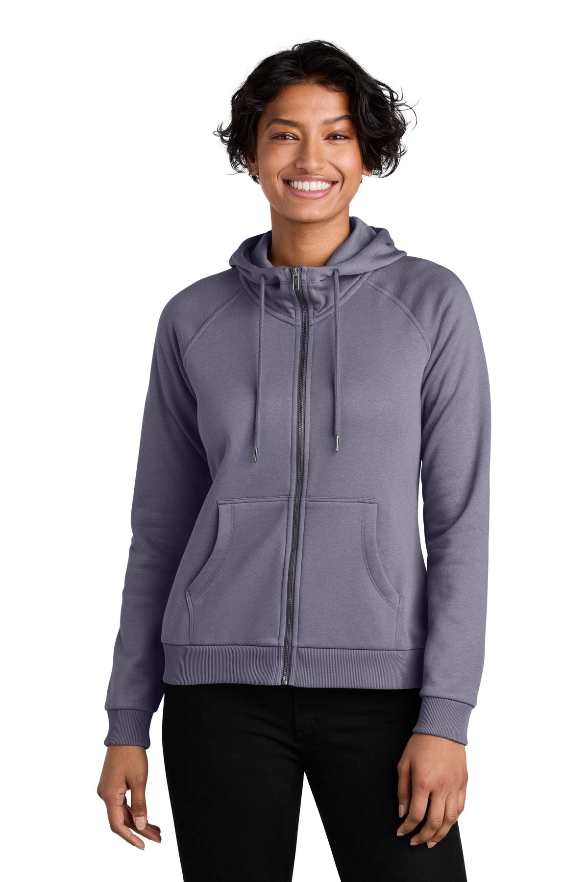 Allmade ® Women's Organic CVC Fleece Full-Zip Hoodie AL5003