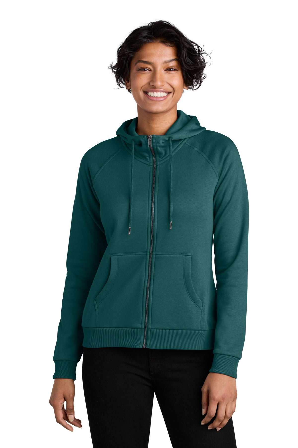 Allmade ® Women's Organic CVC Fleece Full-Zip Hoodie AL5003