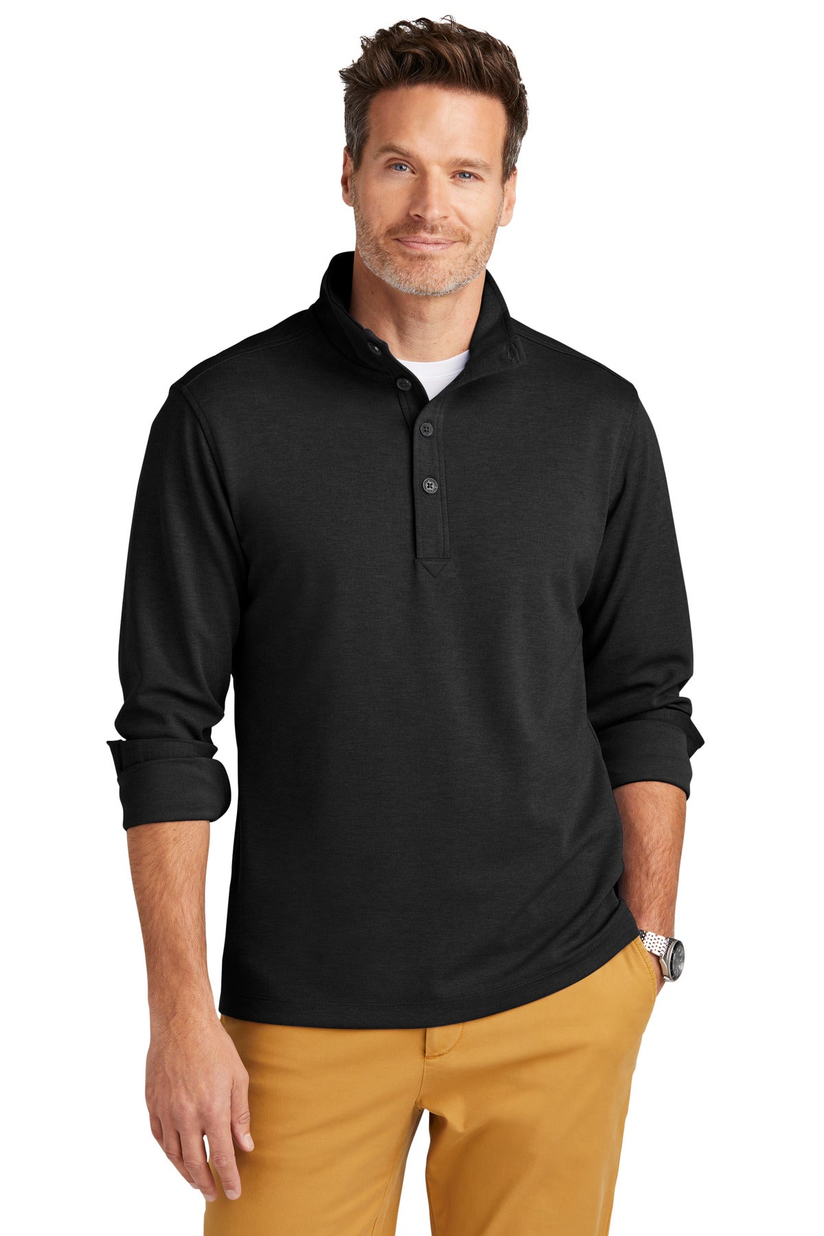 Brooks Brothers ® Mid-Layer Stretch 1/2-Button BB18202