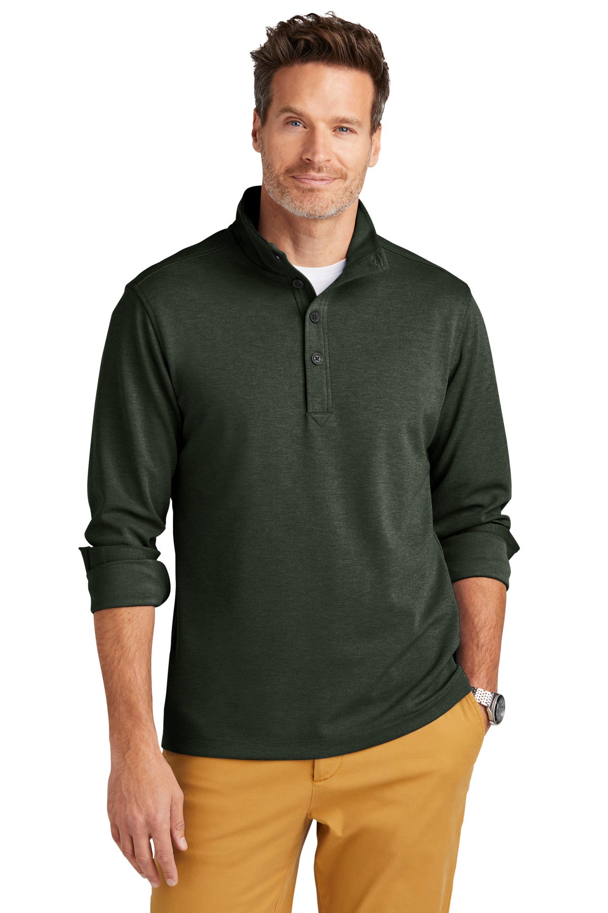 Brooks Brothers ® Mid-Layer Stretch 1/2-Button BB18202