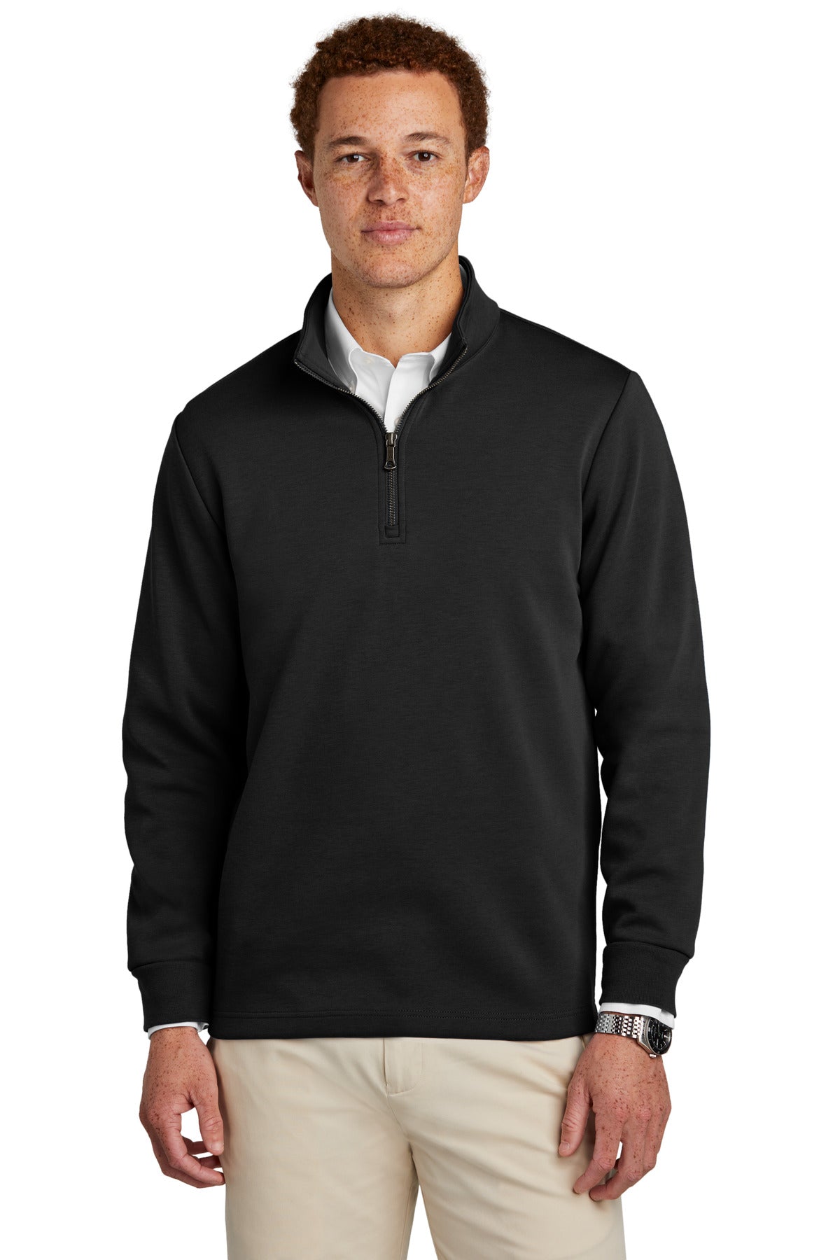 Brooks Brothers ® Double-Knit 1/4-Zip BB18206