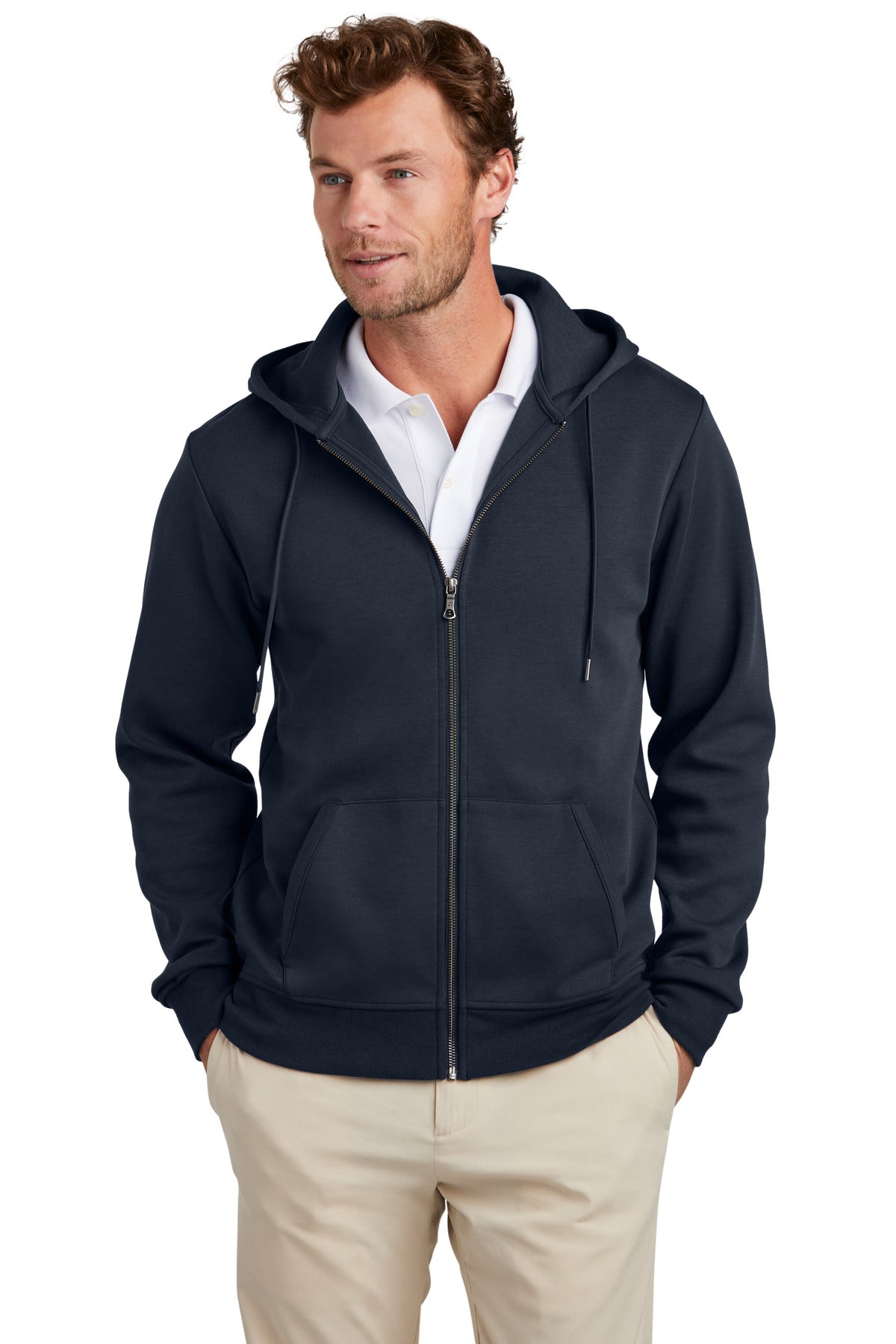 Brooks Brothers ® Double-Knit Full-Zip Hoodie BB18208