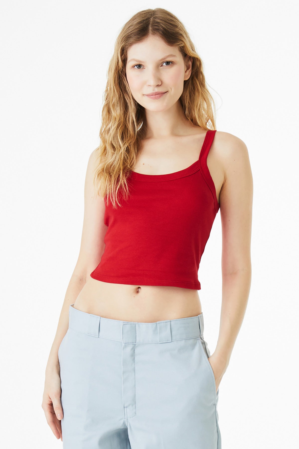 BELLA+CANVAS ® Women's Micro Rib Spaghetti Strap Tank BC1012