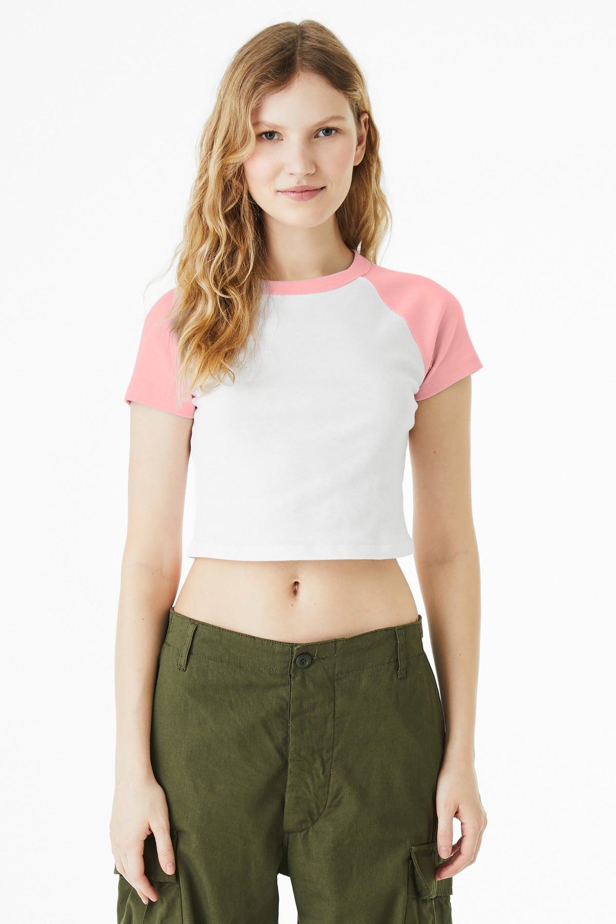 BELLA+CANVAS ® Women's Micro Rib Raglan Baby Tee BC1201