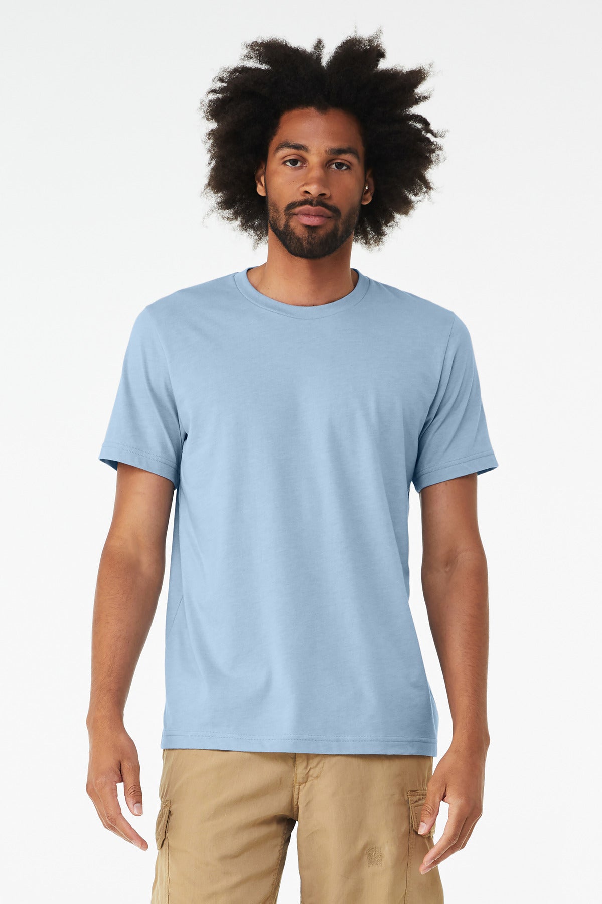 BELLA+CANVAS ® Unisex Heather CVC Short Sleeve Tee. BC3001CVC