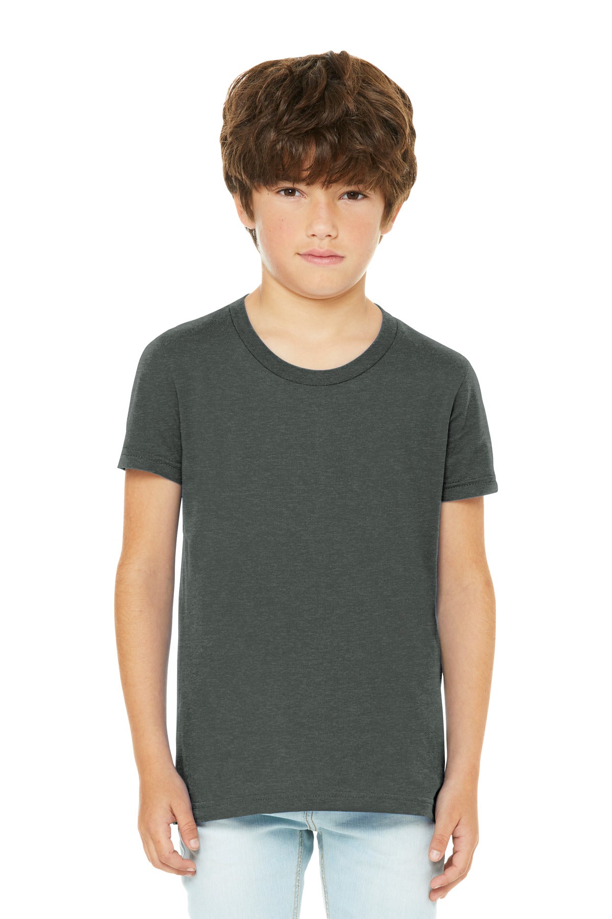 BELLA+CANVAS ® Youth Heather CVC Tee BC3001YCVC