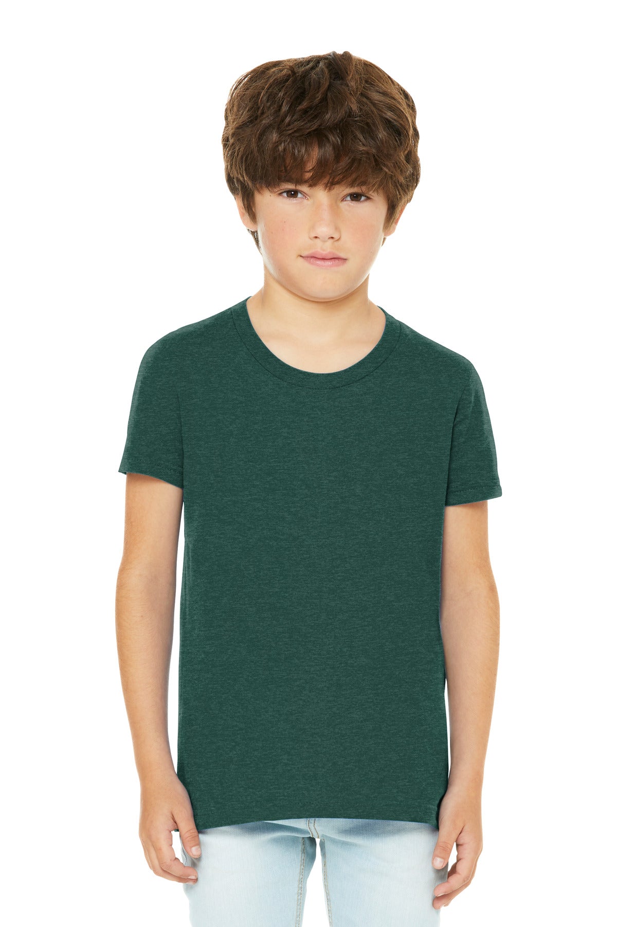 BELLA+CANVAS ® Youth Heather CVC Tee BC3001YCVC