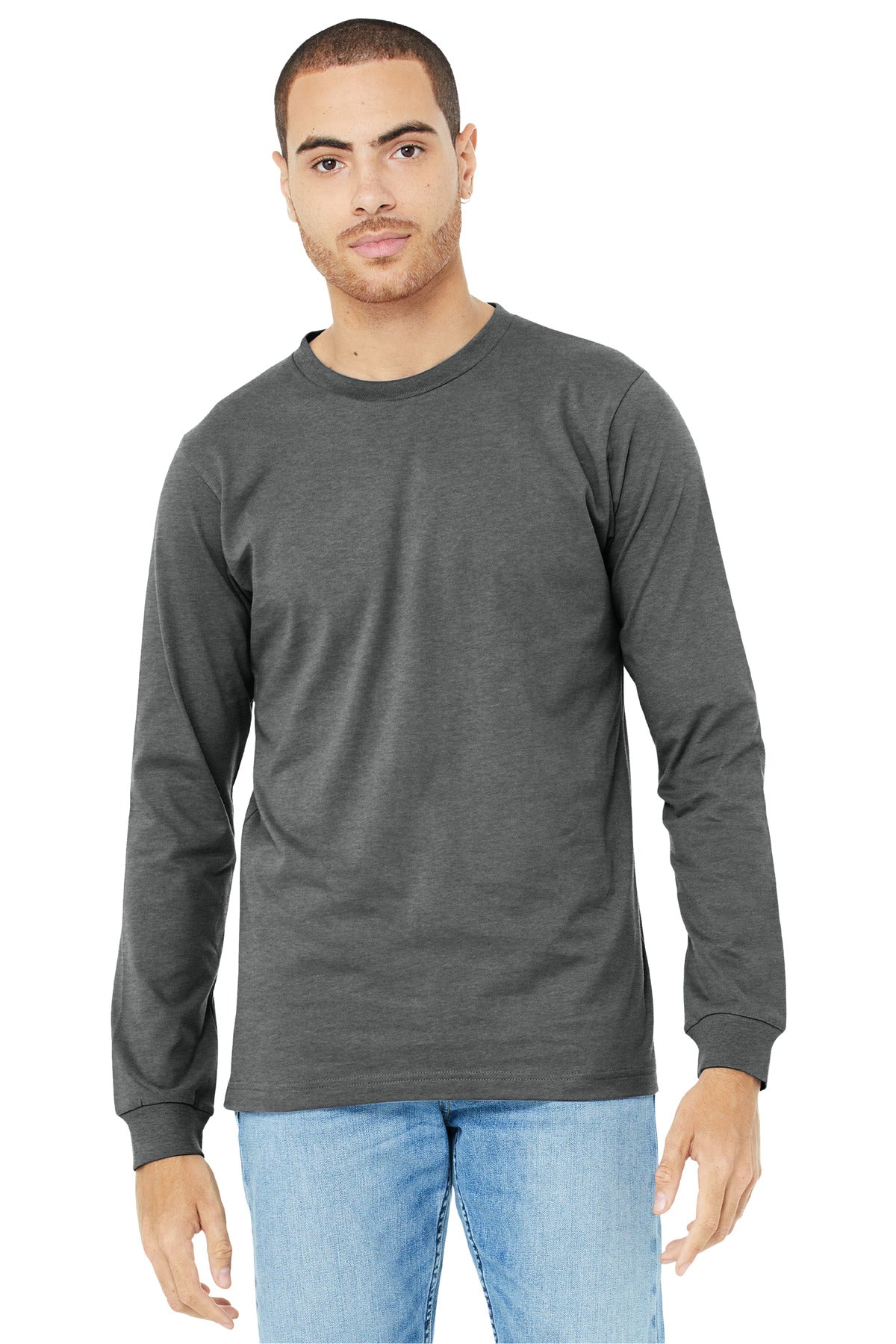 BELLA+CANVAS ® Unisex Heather CVC Long Sleeve Tee BC3501CVC
