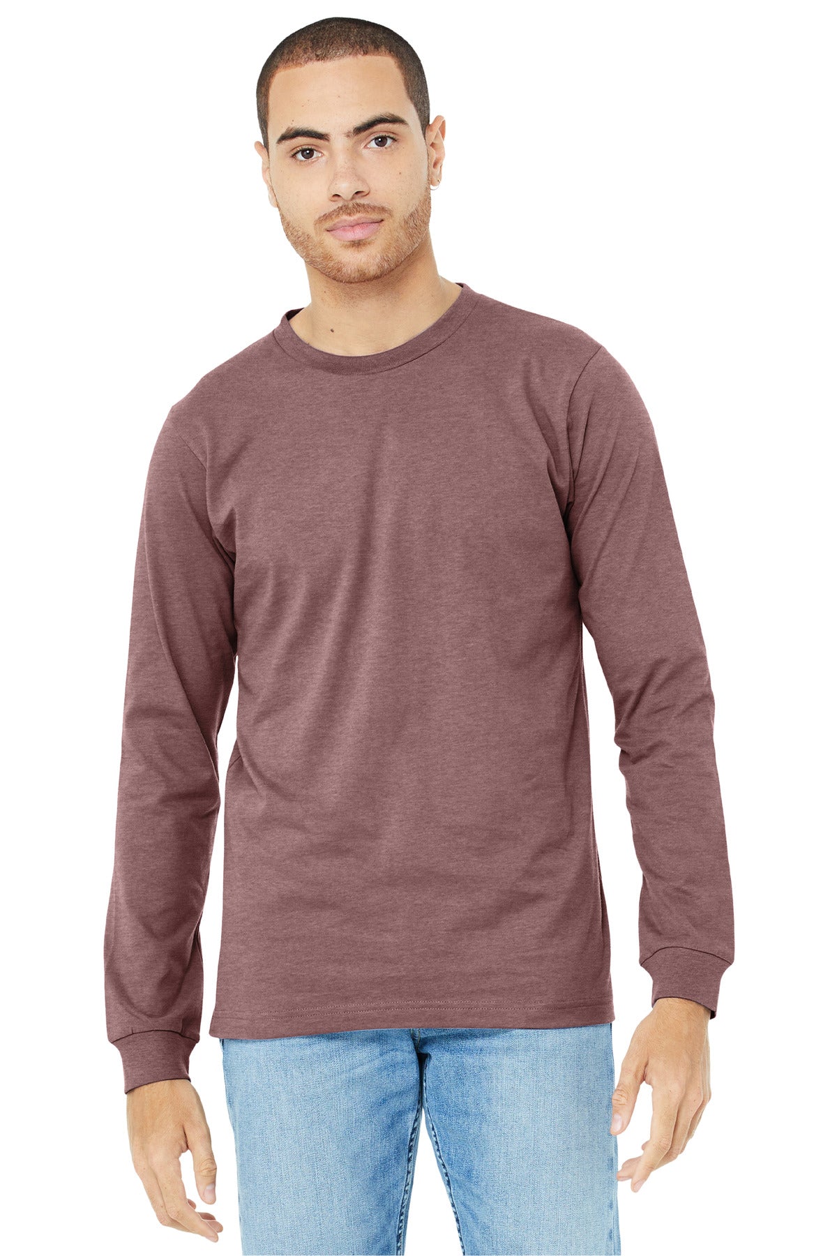 BELLA+CANVAS ® Unisex Heather CVC Long Sleeve Tee BC3501CVC