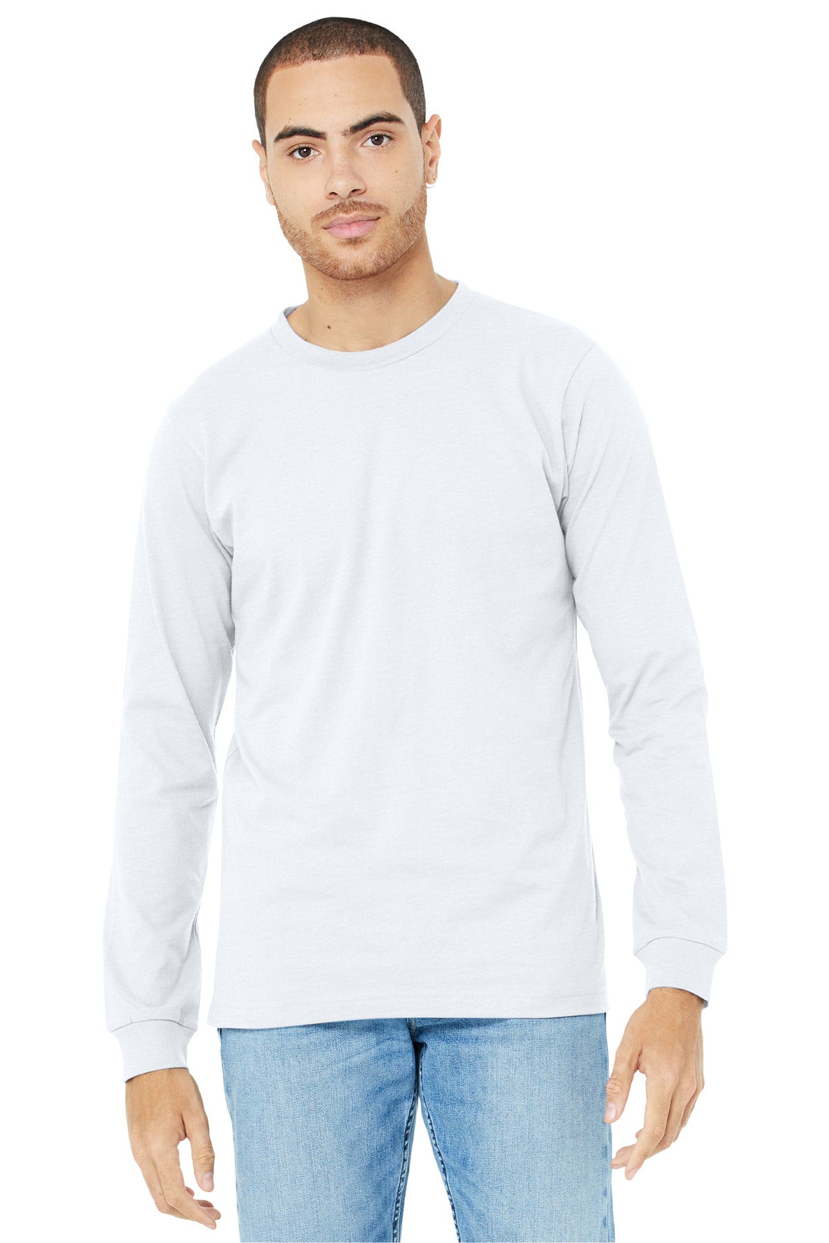 BELLA+CANVAS ® Unisex Heather CVC Long Sleeve Tee BC3501CVC