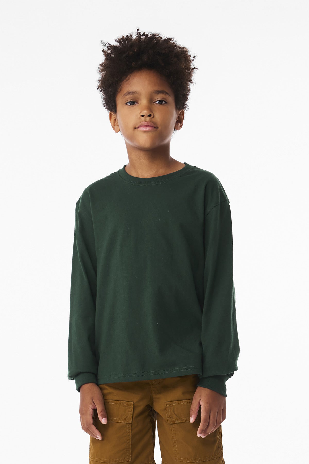 BELLA+CANVAS ® Youth 6-Ounce Heavyweight Long Sleeve Tee BC3511Y