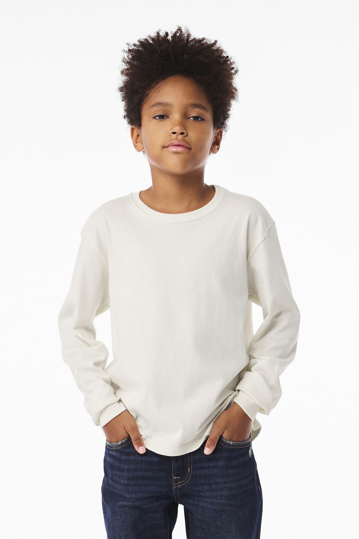 BELLA+CANVAS ® Youth 6-Ounce Heavyweight Long Sleeve Tee BC3511Y
