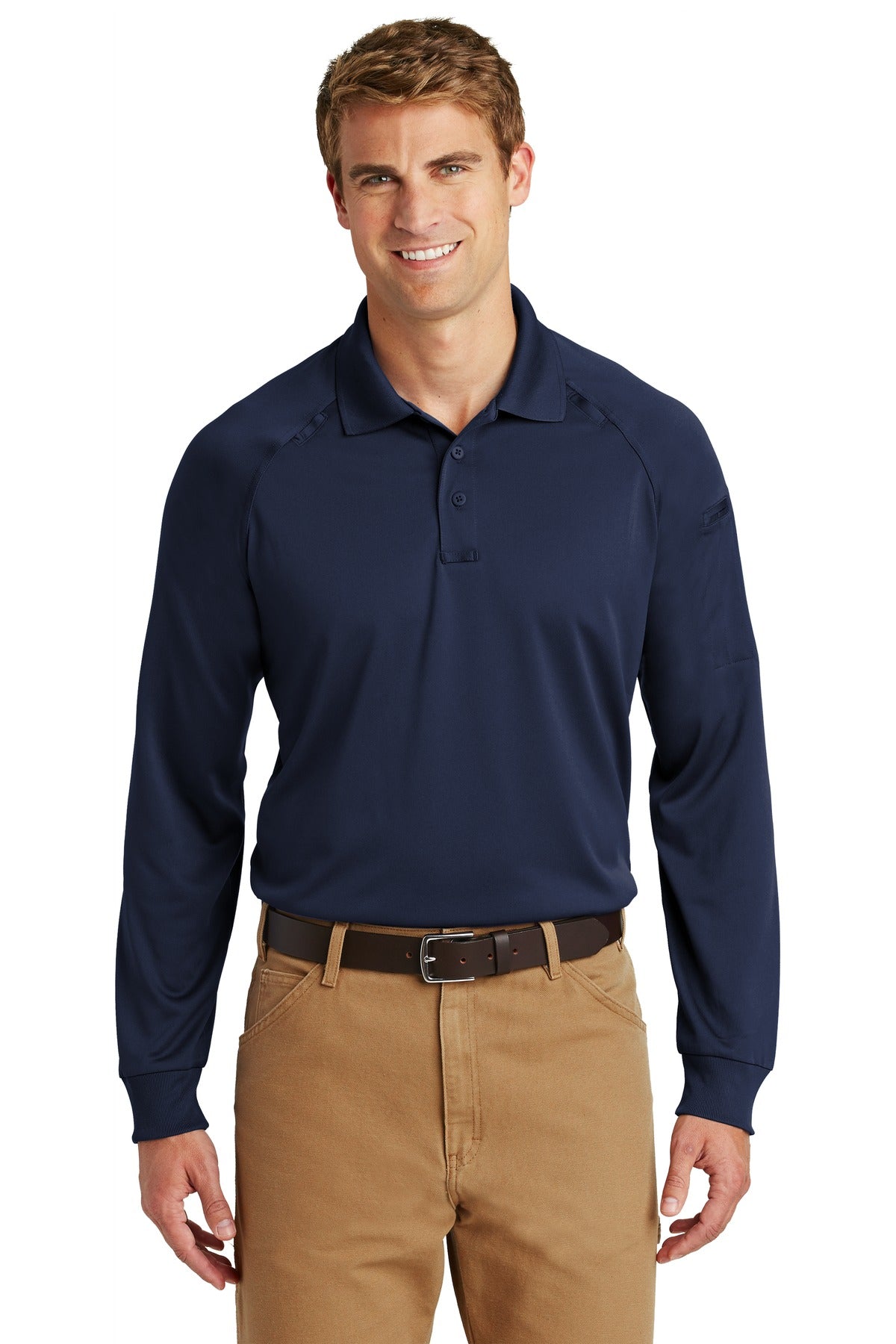 CornerStone ® - Select Long Sleeve Snag-Proof Tactical Polo. CS410LS