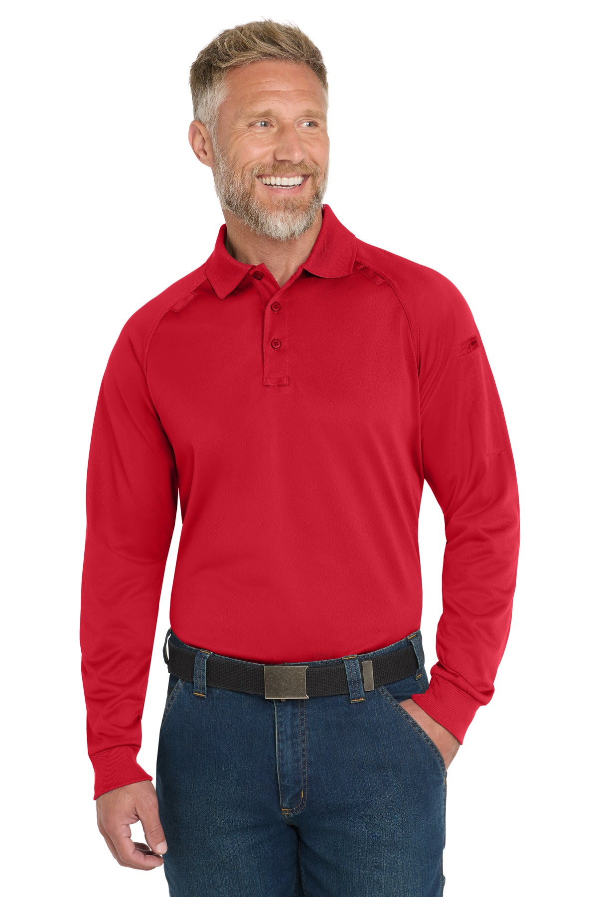 CornerStone ® - Select Long Sleeve Snag-Proof Tactical Polo. CS410LS