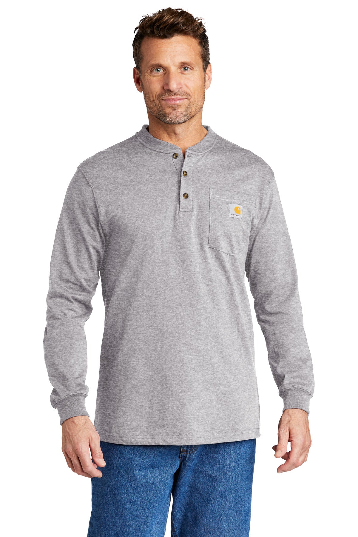 Carhartt ® Long Sleeve Henley T-Shirt CTK128