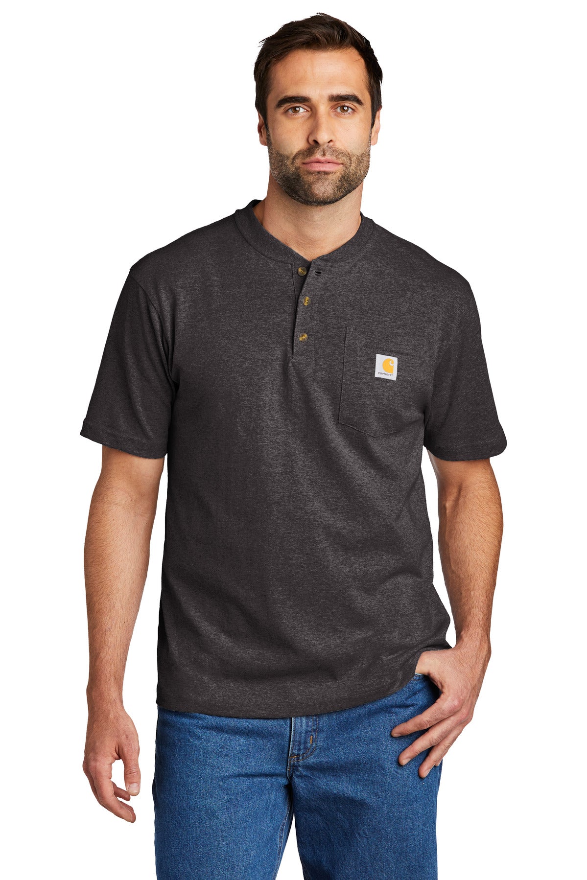 Carhartt ® Short Sleeve Henley T-Shirt CTK84