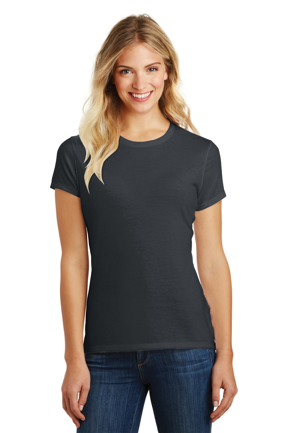 District ® Women's Perfect Blend ® CVC Tee. DM108L