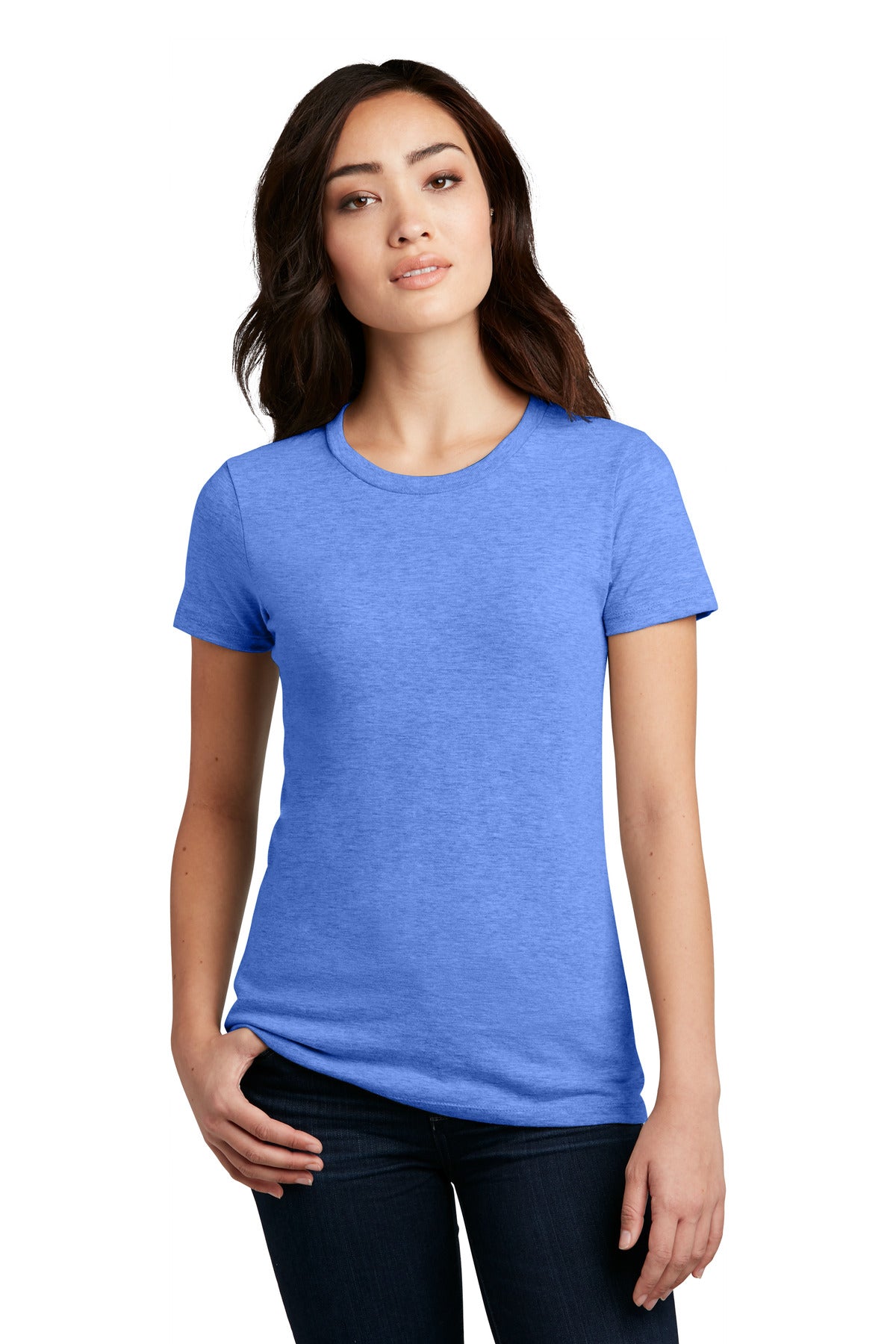 District ® Women's Perfect Blend ® CVC Tee. DM108L