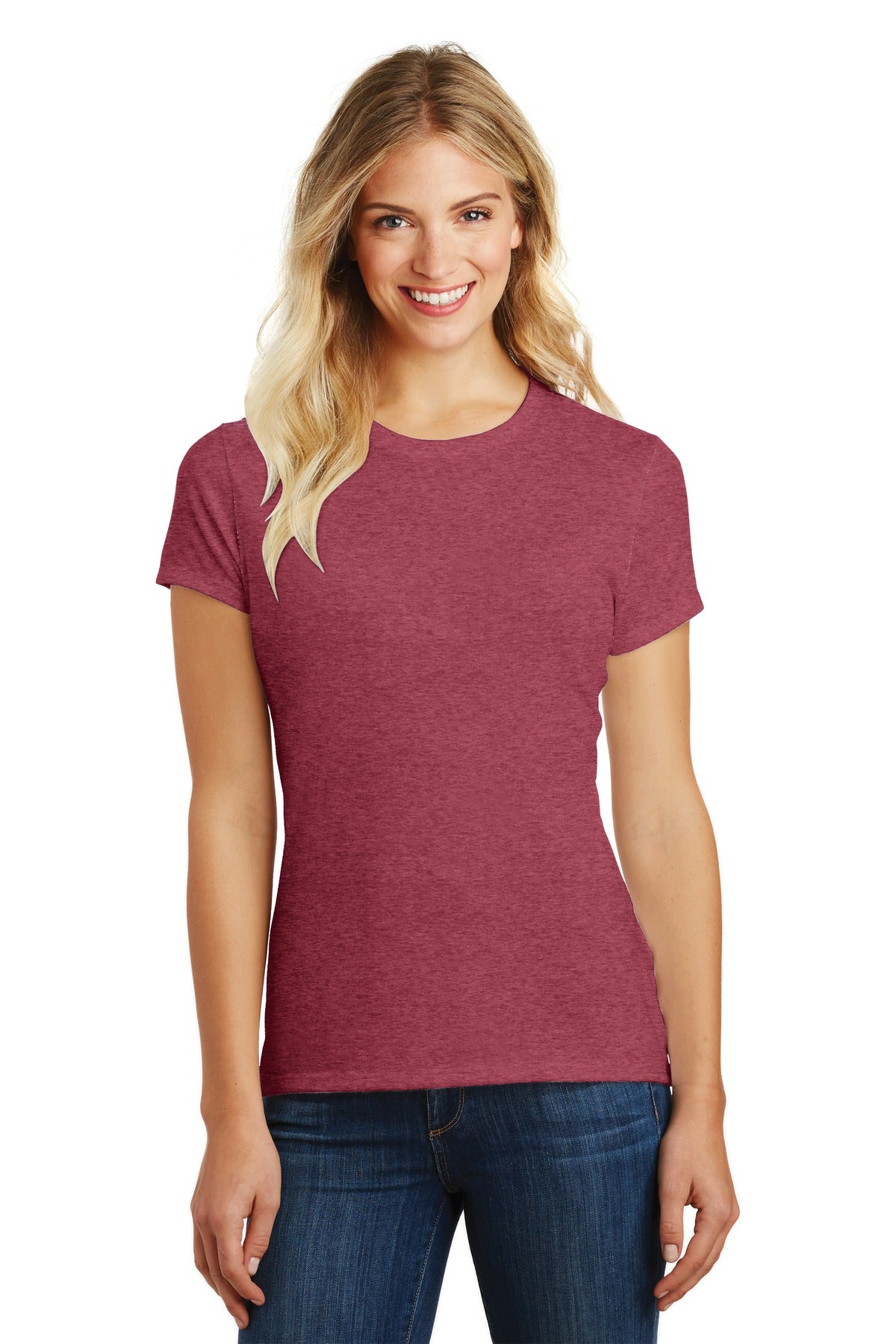 District ® Women's Perfect Blend ® CVC Tee. DM108L