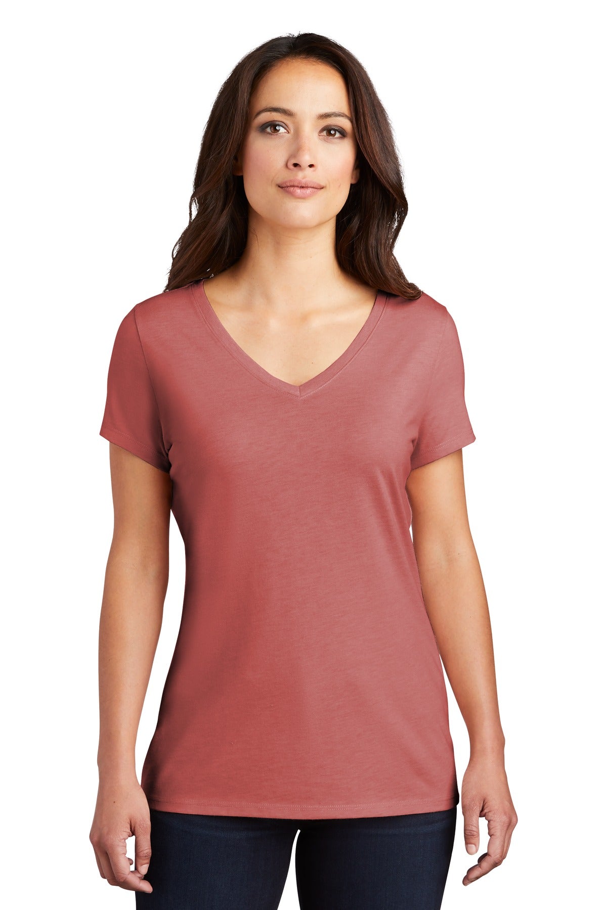 District ® Women's Perfect Tri ® V-Neck Tee. DM1350L