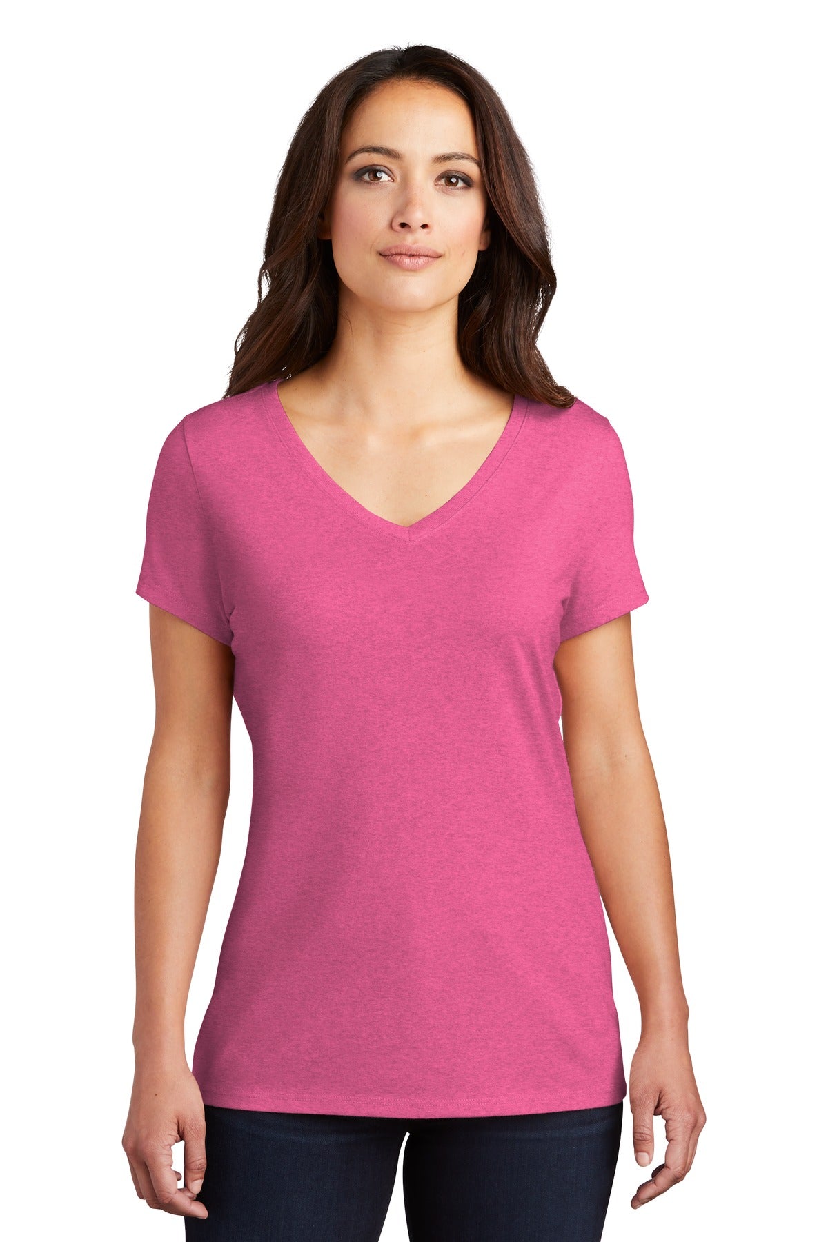 District ® Women's Perfect Tri ® V-Neck Tee. DM1350L